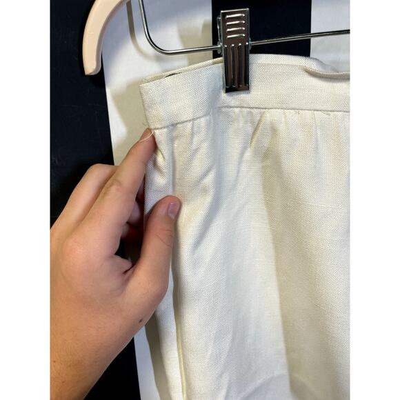 GIVENCHY NOUVELLE BOUTIQUE Classic High Rise Pencil Skirt in White Size 14 - Picture 7 of 11
